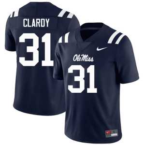 2026-27 Navy Ladarian Clardy College Football #31 Men's Hotty Toddy Jerseys 926650-243 - Image 1
