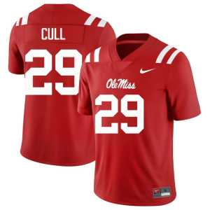 Stitched Red College Football Rebels #29 Mens Nick Cull Jerseys 616959-382 - Image 1