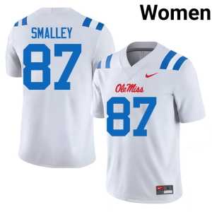 2026 #87 White College Football Wyatt Smalley Womens Hotty Toddy Jersey 148397-210 - Image 1