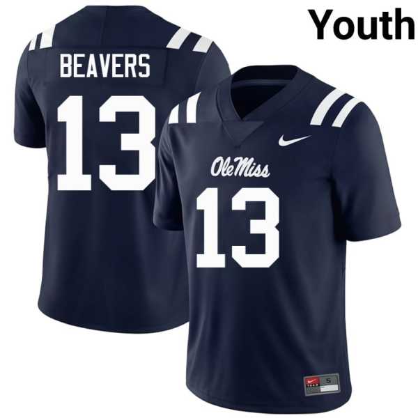 Youth20202520Cedrick20Beavers20ole20miss20football20navy20jersey.jpg
