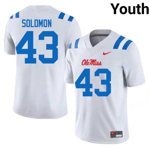 Youth20202520Isreal20Solomon20ole20miss20football20jersey20white.jpg